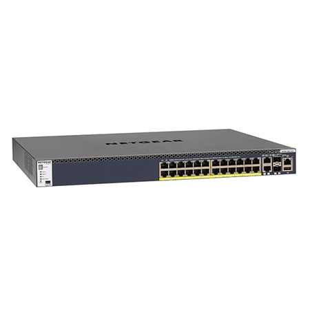 Switch AV manageable M4300 24 ports Gigabit NETGEAR GSM4328PA-100 PoE+