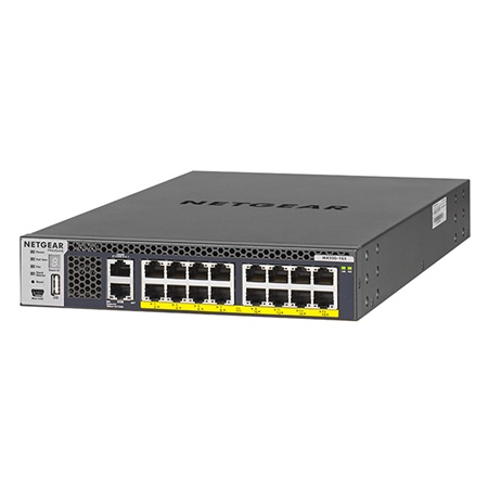 Switch AV manageable M4300 16 ports 10 Gigabit NETGEAR XSM4316PA PoE+