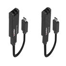 Kit Emetteur/Récepteur USB 3.2 Type C LINDY sur fibre optique