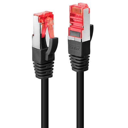 Cordon Ethernet CAT. 6 S/FTP LINDY - 2m - Noir