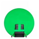 Fond pliant pour chaise ou fauteuil pour incrustation CARUBA Vert