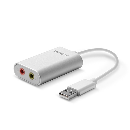 Adaptateur LINDY USB type A vers Audio Mini Jack 3,5mm