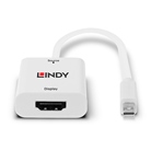 Adaptateur actif LINDY Mini DisplayPort 1.2 mâle - HDMI femelle - 18G