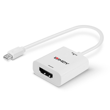 Adaptateur actif LINDY Mini DisplayPort 1.2 mâle - HDMI femelle - 18G
