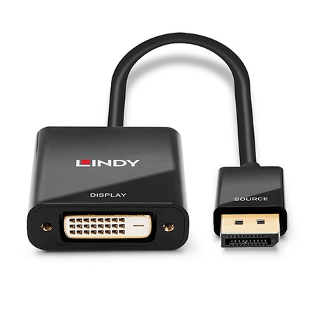 Adaptateur LINDY DisplayPort 1.1 mâle - DVI-D femelle