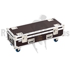 Flight-case Rythmes et Sons type cloche pour 2 enceintes NEXO ID84