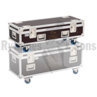 Flight-case Rythmes et Sons type cloche pour 2 enceintes NEXO ID84