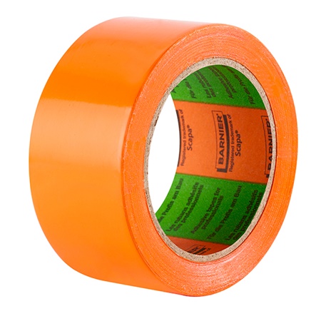 Ruban adhésif PVC souple BARNIER® 6095 - 50mm x 33m Orange SCAPA TAPES