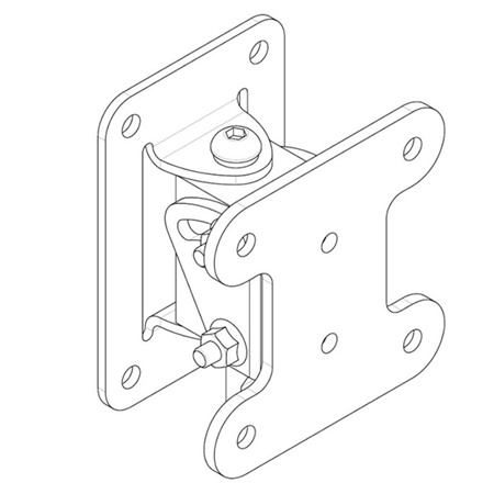 Support mural pour enceintes Cuboïd 10 et Cuboïd 12 Optimal Audio