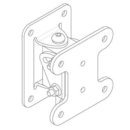 Support mural pour enciente Cuboïd 15 Optimal Audio