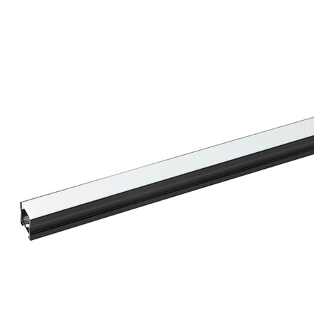 Profilé aluminium noir droit de 2m PRO-LINE 29 pour ruban LED -ARTECTA