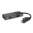 Adaptateur LINDY USB 3.0 type A et C - HDMI 1.4 et VGA