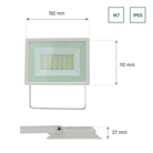 Quartzled Blanc froid 6500K 30W BLANC - IP65 - SPECTRUM LED