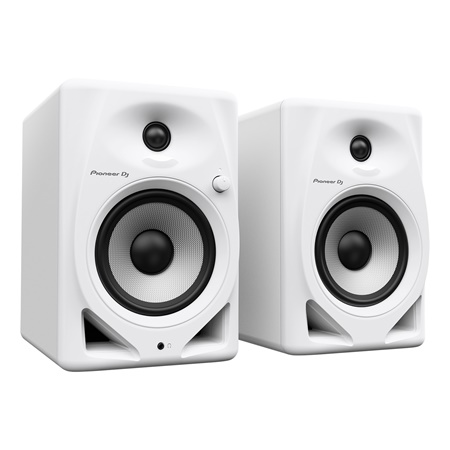 Paire d'enceintes blanches 5'' studio 2 x 25W DM-50D Pioneer DJ