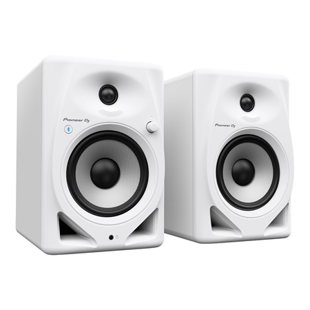 Paire d'enceintes blanches BT 5'' studio 2 x 25W DM-50D Pioneer DJ