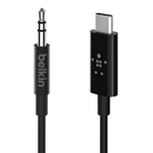 Cordon BELKIN USB type C vers Audio Mini Jack 3,5mm mâle