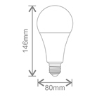 Lampe LED GLS 22W 230V E27 6500K IRC82 2450lm 15000H - KOSNIC