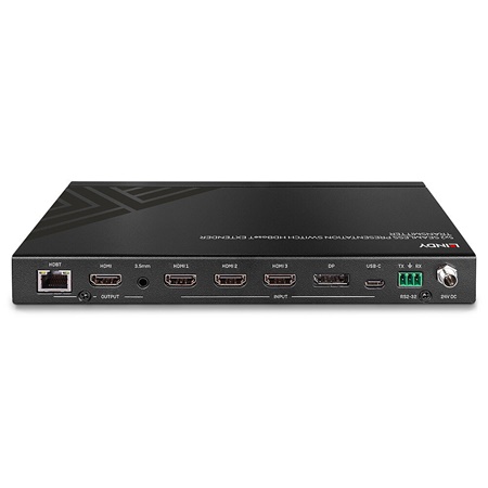 Sélecteur/Scaler de présentation LINDY HDMI 2.0b DP 1.4 HDBaseT 