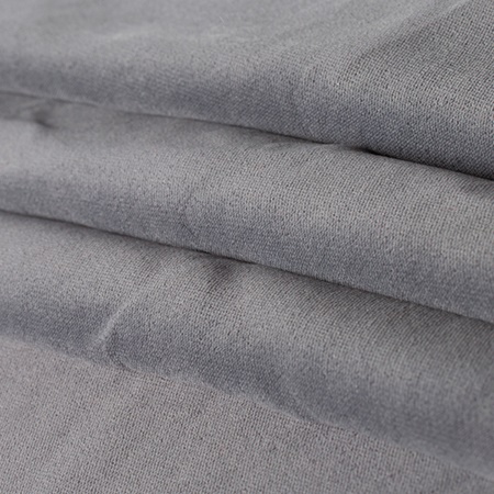 Velours polyester Trevira CS 500g/m2 M1 non feu largeur 140cm - GRIS