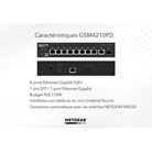 Switch AV manageable M4250 8 ports Gigabit GSM4210PD PoE+ 