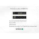 Switch AV manageable M4350-8X8F 16 ports NETGEAR XSM4316