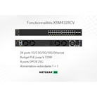 Switch AV manageable M4350-24X4V 28 ports NETGEAR XSM4328CV