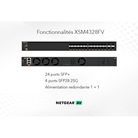 Switch AV manageable M4350-24F4V 28 Gigabit NETGEAR XSM4328FV