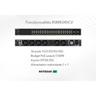 Switch AV manageable M4350-36X4V 40 ports NETGEAR XSM4340CV