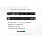 Switch AV manageable M4350-40X4C 44 ports NETGEAR XSM4344C