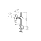 Support de table ERARD PRO NEXTIA S-1 pour 1 écran LCD VESA 75 ou 100 