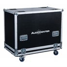 GT515-FC2BLK - Flight case Audiocenter pour 2 enceintes GT515A et GT515P