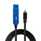 Cordon/Rallonge USB 3.2 Gen 1 Active Pro C/A LINDY - 5m - Noir 