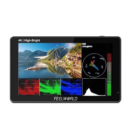 Moniteur LCD vidéo broadcast HDMI FEELWORLD LUT5E 5.5'' 4K 30Hz 