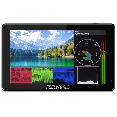 Moniteur LCD vidéo broadcast HDMI FEELWORLD LUT5 5.5'' 4K 30Hz 