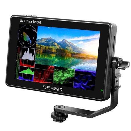 Moniteur LCD vidéo broadcast 3G-SDI HDMI FEELWORLD LUT7S PRO 7'' 4K