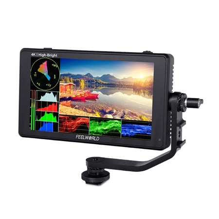 Moniteur LCD vidéo broadcast HDMI FEELWORLD LUT6E 6'' 4K 30Hz 