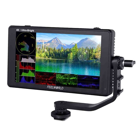 Moniteur LCD vidéo broadcast 3G-SDI HDMI FEELWORLD LUT6S 6'' 4K