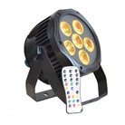 PAR led sur batterie IP65 DNA Deco Led 6 x 12W RGBWAUV - noir