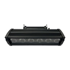 Barre led sur batterie IP65 DNA Deco Led 6 x 12W RGBWAUV - noir