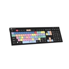 Clavier Adobe Premiere Pro CC Logickeyboard PC Nero Slimline Keyboard