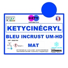 Peinture KETY Cinécryl Bleu Incrustation mat déco - 1Kg