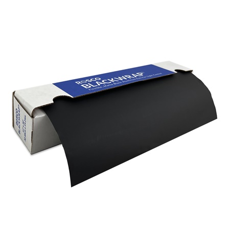 Rouleau aluminium noir mat 2 côtés GAMCOLOR Blackwrap 90cm x 7,62m