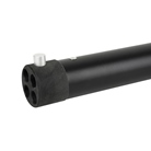 Tube longueur fixe pour WENTEX Pipes and Drapes - 100cm - Noir