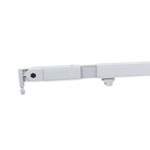WENTEX-S90-120B - Support télescopique de rideaux WENTEX Pipes and Drapes 90 à 120cm 
