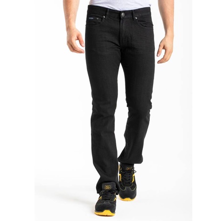 Pantalon Jean homme Regular Fit Rica Lewis RL70 Noir - Taille 38