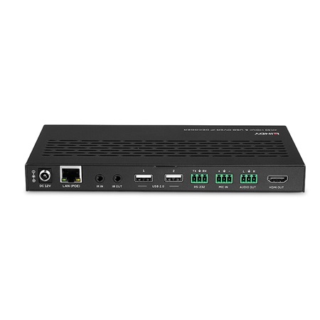 Récepteur AV sur IP HDMI 4K30 et USB LINDY