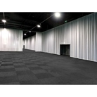 Rideau voile WENTEX P&D 55g/m² noir - Dim.(LxH): 3x3m 