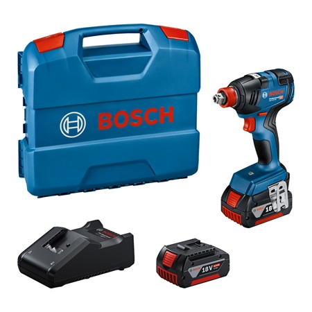 Visseuse à choc Bosch Pro GXD18V 200Nm + 2 batteries 4Ah