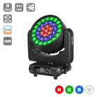 Pack de 2 wash led Flash 36 x 15W RGBW zoom 5° à 60° + flight case 