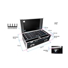 Flight case Flash Pro pour 8 LED WASHER ou LED LINEAR